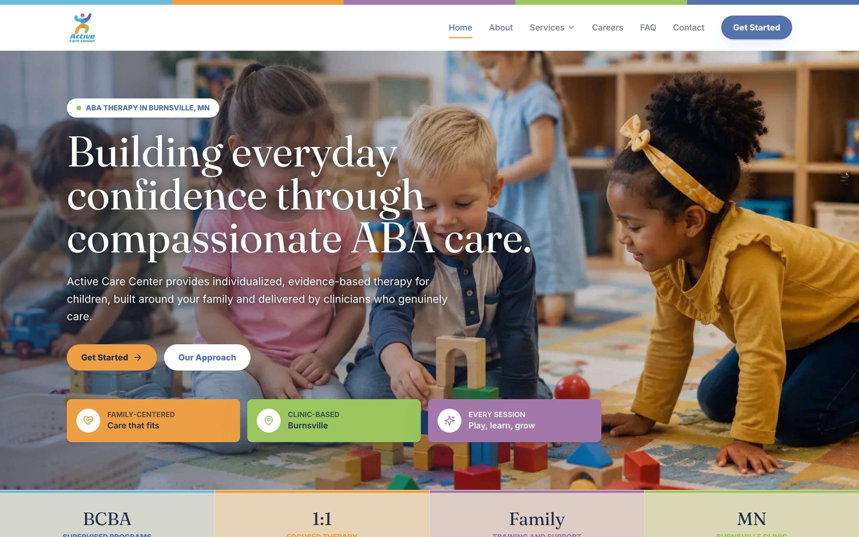 Active Care Center website by Driftlss